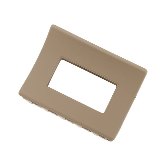 Unique Bargains 1 Pc Fashion Rectangular Frosted Hair Clips Hairdo Clip for Home Coffee