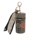 thumbnail image 1 of Unique Bargains 1 Pc Fashion Retro Lipstick Bag Handbag Charm Bag Accessories Brown ["Pattern 9"], 1 of 5