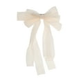 thumbnail image 1 of Unique Bargains 1 Pc Fashion Ribbon Bow Hair Clips Hairdo Clip Apricot, 1 of 5