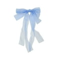 thumbnail image 1 of Unique Bargains 1 Pc Fashion Ribbon Bow Hair Clips Hairdo Clip Blue, 1 of 5