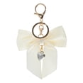 thumbnail image 1 of Unique Bargains 1 Pc Fashion Ribbon Bow Handbag Charm Bag Accessories Beige, 1 of 5