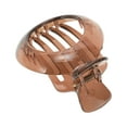 thumbnail image 1 of Unique Bargains 1 Pc Fashion Round Hollow Hair Clips Hairdo Clip Brown, 1 of 5