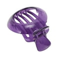 thumbnail image 1 of Unique Bargains 1 Pc Fashion Round Hollow Hair Clips Hairdo Clip Purple, 1 of 5