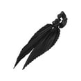 thumbnail image 1 of Unique Bargains 1 Pc Fashion Satin Hair Scarf Scrunchies Hair Ties Black, 1 of 5