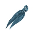 thumbnail image 1 of Unique Bargains 1 Pc Fashion Satin Hair Scarf Scrunchies Hair Ties Lake Blue, 1 of 5