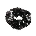 thumbnail image 1 of Unique Bargains 1 Pc Fashion Sequins Scrunchies Black White, 1 of 4
