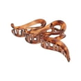 thumbnail image 1 of Unique Bargains 1 Pc Fashion Snake-shaped Hair Clips for Home Brown, 1 of 5