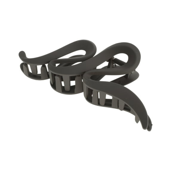 Unique Bargains 1 Pc Fashion Snake-shaped Hair Clips for Home Dark Coffee Color
