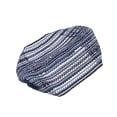 thumbnail image 1 of Unique Bargains 1 Pc Fashion Stripes Wide Headwrap Blue, 1 of 5