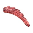 thumbnail image 1 of Unique Bargains 1 Pc Fashion Wavy Edge Hair Clips Hairdo Clip Red, 1 of 5