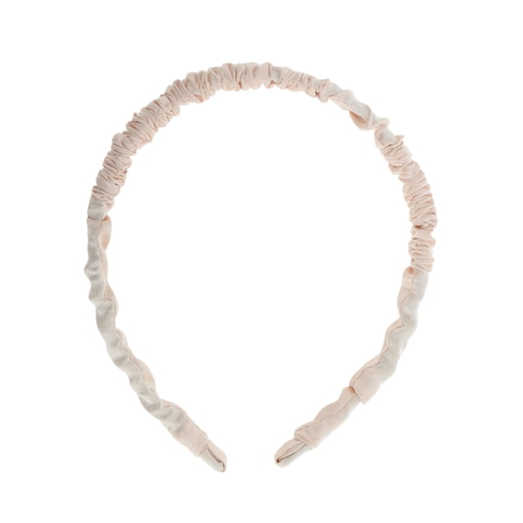 Unique Bargains 1 Pc Fashion Wrinkle Headbands for Women Beige