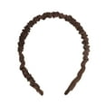 thumbnail image 1 of Unique Bargains 1 Pc Fashion Wrinkle Headbands for Women Coffee Color, 1 of 6