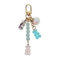 thumbnail image 1 of Unique Bargains 1 Pc Fashionable Bears Handbag Charm Decorative Keychain Multicolored, 1 of 5