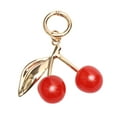 thumbnail image 1 of Unique Bargains 1 Pc Fashionable Cherry Handbag Charm Decorative Keychain Gold Tone Red, 1 of 5