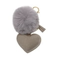 thumbnail image 1 of Unique Bargains 1 Pc Fashionable Heart Handbag Charm Decorative Keychain Gray Gold Tone, 1 of 5
