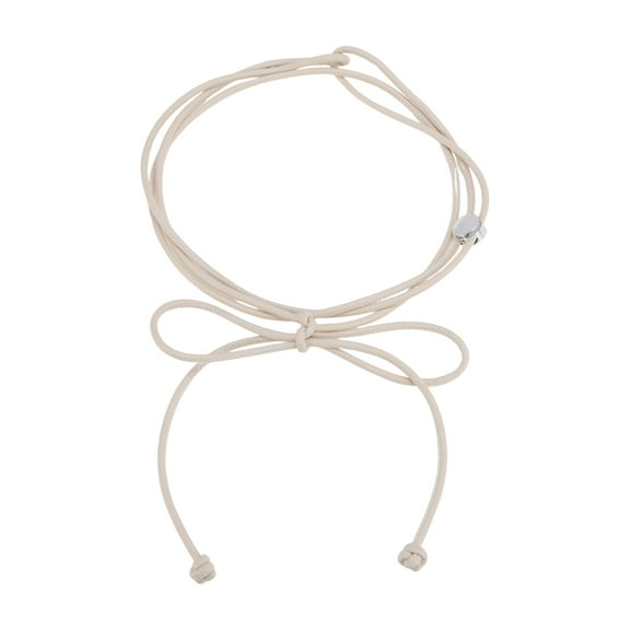 Unique Bargains 1 Pc Festival Wrap Belt Elegant Buckle Adjustable Adjustable Waist Cord for Women White