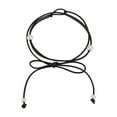 thumbnail image 1 of Unique Bargains 1 Pc Festival Wrap Belt Elegant Four Pearl Knotted Adjustable Waist Cord for Women Black, 1 of 5
