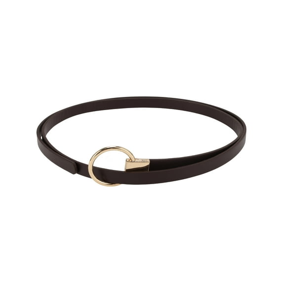 Unique Bargains 1 Pc Festival Wrap Belt Elegant Minimalist Circle Ring Adjustable Waist Cord for Women Brown