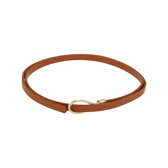 Unique Bargains 1 Pc Festival Wrap Belt Elegant Minimalist Thin Strap Adjustable Waist Cord for Women Light Brown