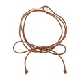thumbnail image 1 of Unique Bargains 1 Pc Festival Wrap Belt Elegant Unique Buckle Head Knotted Adjustable Waist Cord for Women Light Brown, 1 of 4