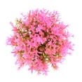 thumbnail image 1 of Unique Bargains 1 Pc Fish Tank Plants Decorations Artificial Aquarium Grass Ball Pink 3.74x3.74 Inch, 1 of 7