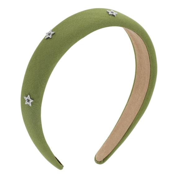 Unique Bargains 1 Pc Five-pointed Star Headbands for Women Green
