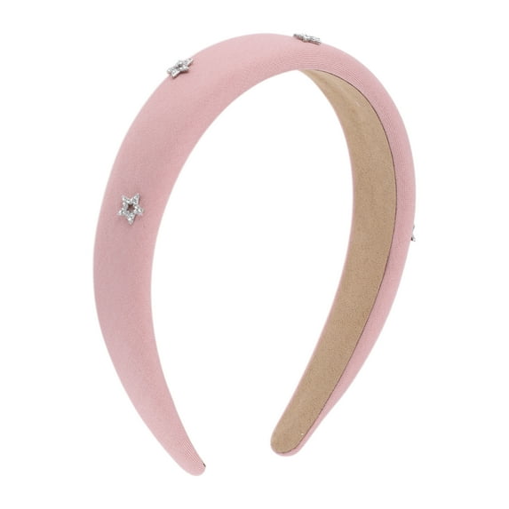 Unique Bargains 1 Pc Five-pointed Star Headbands for Women Pink
