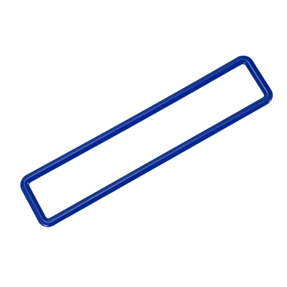 Unique Bargains 1 Pc Flasher Light Switch Panel Trim for Jeep Wrangler JK 2011-2017 Central Control Light Button Panel Cover Tirm ABS Blue