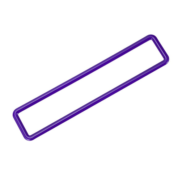 Unique Bargains 1 Pc Flasher Light Switch Panel Trim for Jeep Wrangler JK 2011-2017 Central Control Light Button Panel Cover Tirm ABS Purple