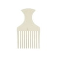 thumbnail image 1 of Unique Bargains 1 Pc Flat Handle Marble Hair Insert Comb Colorful White Acetate Sheet, 1 of 5