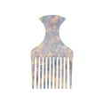 thumbnail image 1 of Unique Bargains 1 Pc Flat Handle Marble Hair Insert Comb Purple Acetate Sheet, 1 of 5