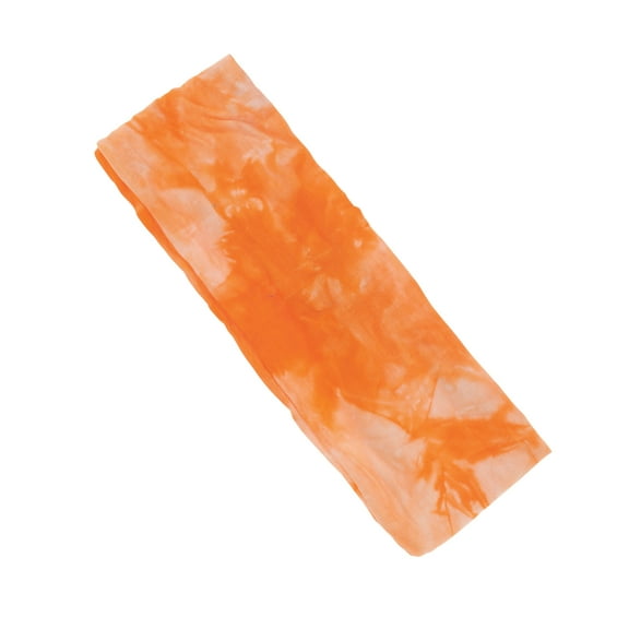 Unique Bargains 1 Pc Flexible Headband Tie-Dye Headband for Sport Orange