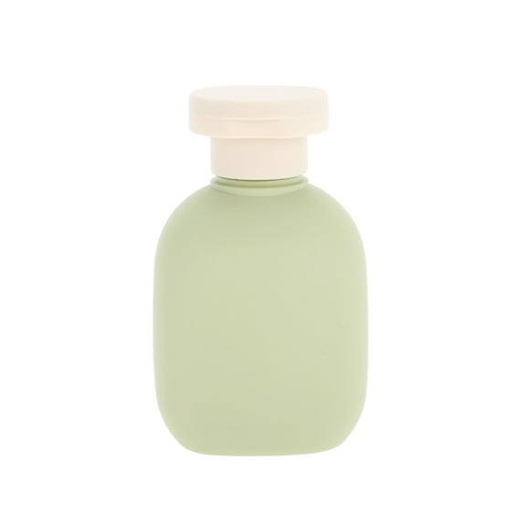 Unique Bargains 1 Pc Flip Cap Flat Soap Dispenser for Bathroom 3.38oz Green