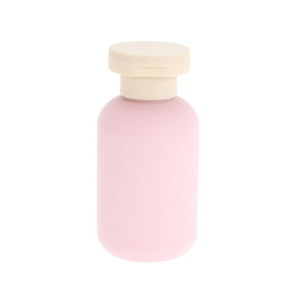 Unique Bargains 1 Pc Flip Cap Soap Dispenser for Bathroom 3.38oz Pink