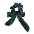 thumbnail image 1 of Unique Bargains 1 Pc Flocked Ribbon Scrunchies for Home Lake Blue, 1 of 6