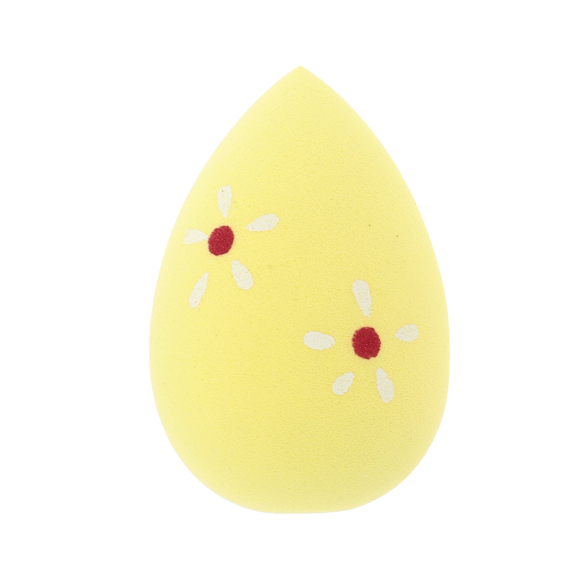 Unique Bargains 1 Pc Floral Face Makeup Sponge for Bedrooms Yellow