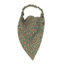Unique Bargains 1 Pc Floral Headwrap for Women Green Red
