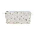 thumbnail image 1 of Unique Bargains 1 Pc Floral Style Drawstring Makeup Bag for Vacation Pink Polyester, 1 of 6