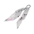 thumbnail image 1 of Unique Bargains 1 Pc Floral Triangle Ribbon Hair Elastic Band Gray, 1 of 5