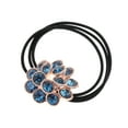 thumbnail image 1 of Unique Bargains 1 Pc Flower Rhinestone Hair Elastic Band for Home Blue, 1 of 5