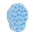 thumbnail image 1 of Unique Bargains 1 Pc Flower Shape Hair Shampoo Brush for Scalp Massage 3.74"x3.15"x2.76" Blue, 1 of 6