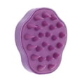 thumbnail image 1 of Unique Bargains 1 Pc Flower Shape Hair Shampoo Brush for Scalp Massage 3.74"x3.15"x2.76" Purple, 1 of 6