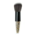 thumbnail image 1 of Unique Bargains 1 Pc Fluffy Blush Brush for Business Travel Black Silver Tone Gold Tone Artificial Fiber Wool Plastic, 1 of 5