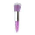 thumbnail image 1 of Unique Bargains 1 Pc Fluffy Blush Brush for Business Travel Silver Tone Purple Artificial Fiber Wool Plastic, 1 of 5