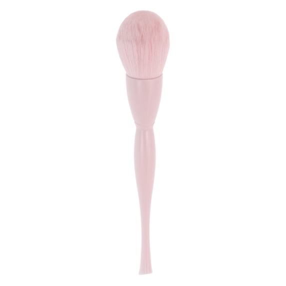 Unique Bargains 1 Pc Fluffy Makeup Brush for Daily Makeup Application Light Pink