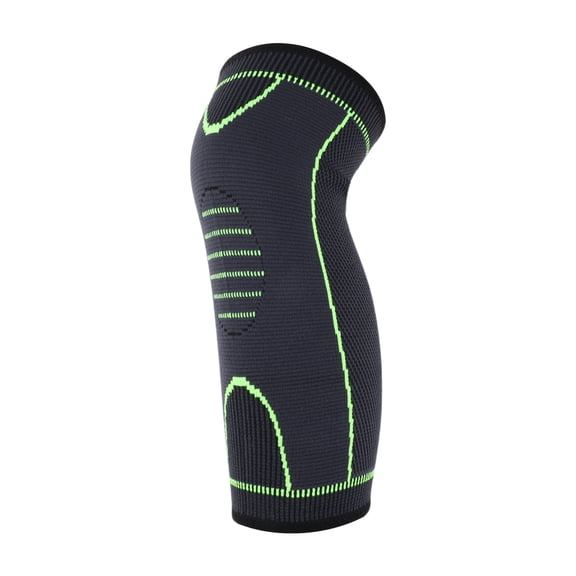 Unique Bargains 1 Pc Fluorescent Lines Knee Pads X Large Gray Black