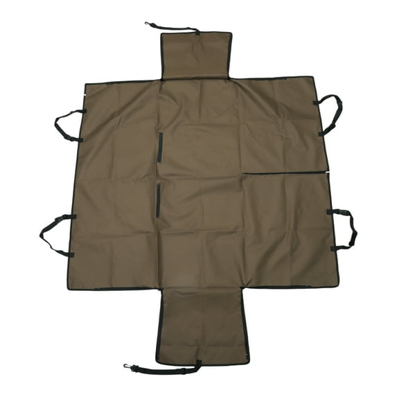 Unique Bargains 1 Pc Foldable Pet Car Seat Cover for Dog Cat 21.65"x18.9"x14.17" Brown