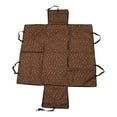 thumbnail image 1 of Unique Bargains 1 Pc Foldable Pet Car Seat Cover for Pet Cloud Pattern 21.65"x18.9"x14.17" Brown, 1 of 6