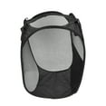 thumbnail image 1 of Unique Bargains 1 Pc Folding Round Laundry Basket for Laundry Room 14.17"x22.83" Black, 1 of 6