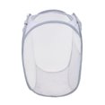 thumbnail image 1 of Unique Bargains 1 Pc Folding Round Laundry Basket for Laundry Room 14.17"x22.83" Light Gray, 1 of 6